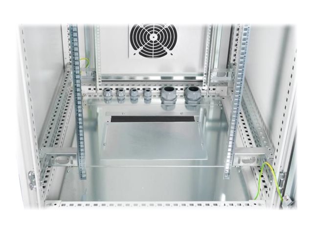 DIGITUS Professional DN-19-42U-I-8-12-1 - Gehäuse - bodenstehend - Grau RAL 7035 - 42HE - 48.3 cm (19)
