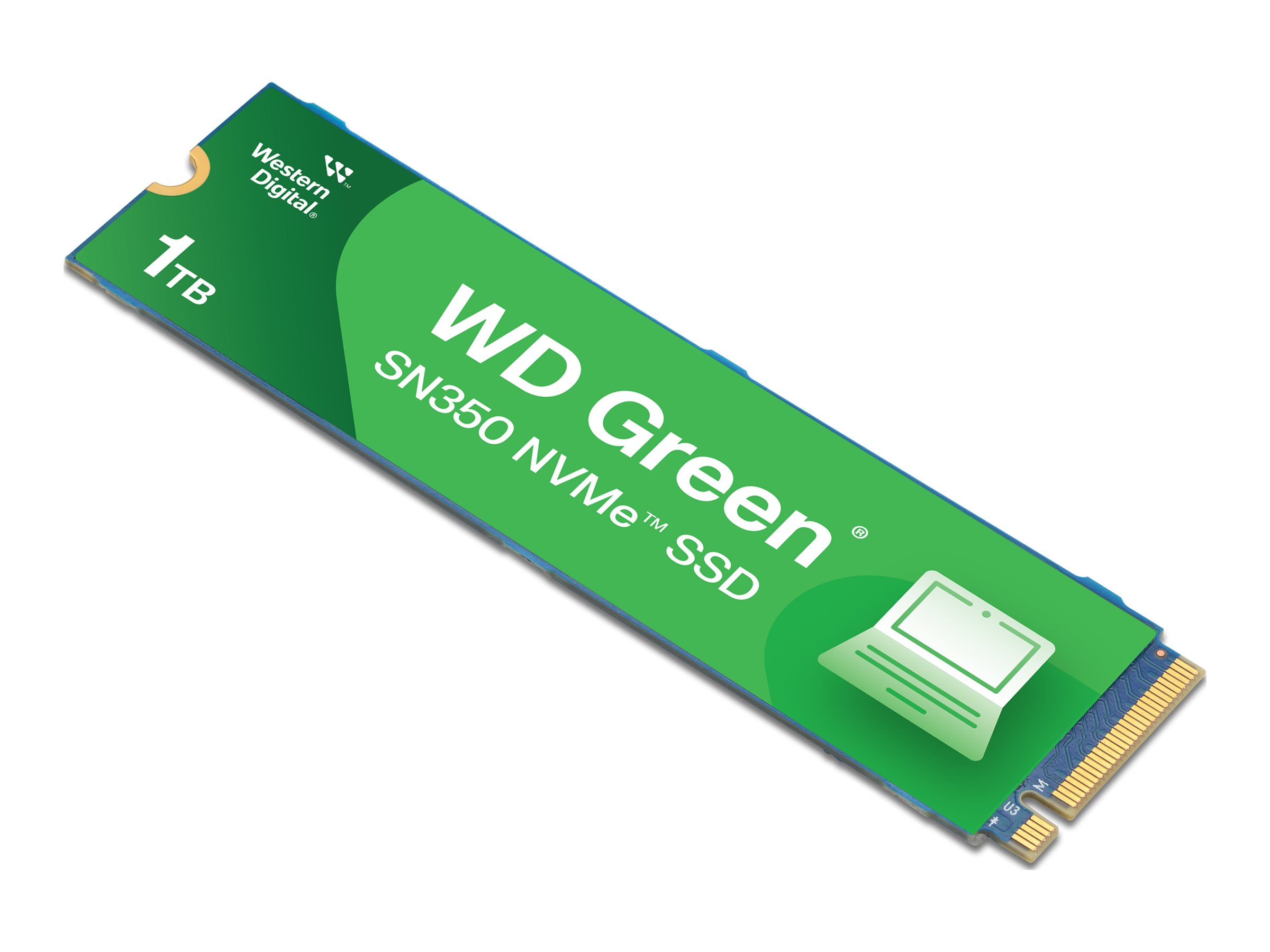 WD Green SN350 NVMe SSD WDS100T3G0C - SSD - 1 TB - intern - M.2 2280 - PCIe 3.0 x4 (NVMe), Ansicht 3