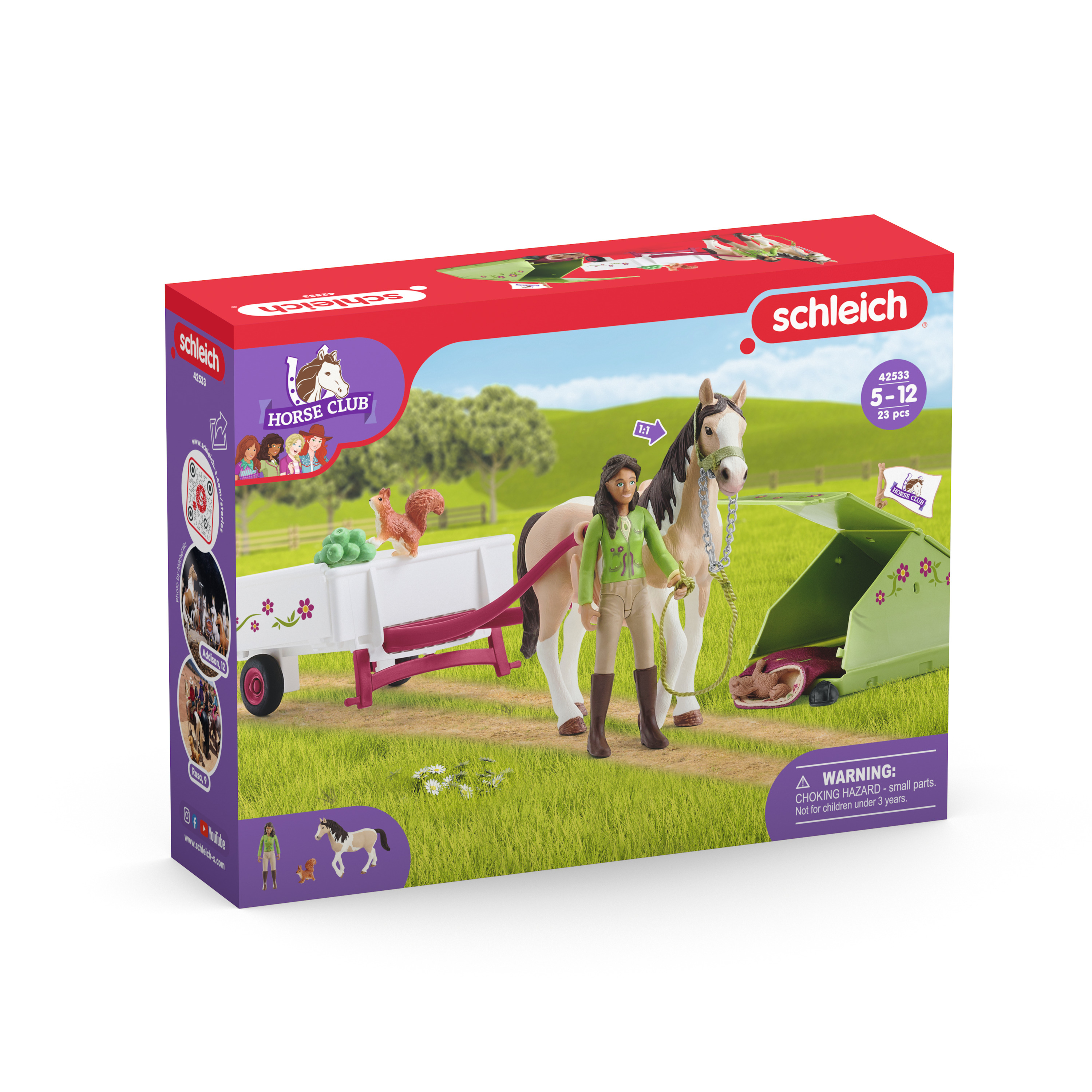 Schleich HORSE CLUB 42533 - Aktion/Abenteuer - Camping - Horses - 5 Jahr(e) - Mehrfarbig - Kunststoff, Ansicht 2