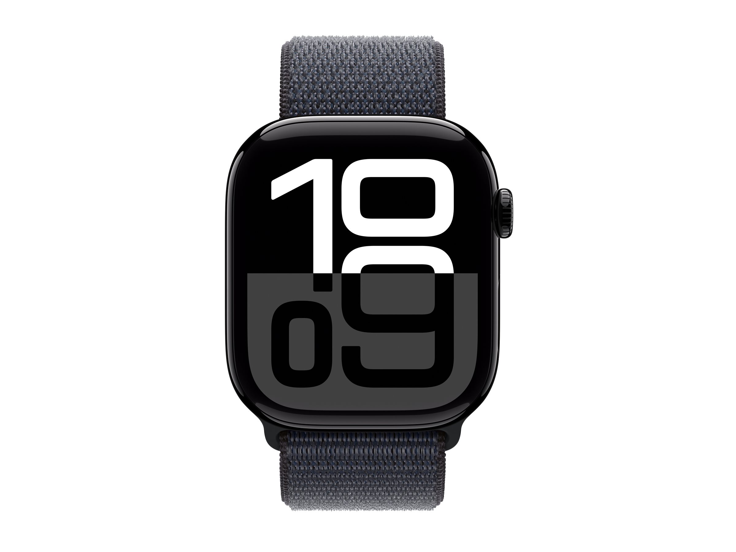 Apple Watch Series 10 (GPS) - 46 mm - Jet Black Aluminium - mit Sportschleife - Tinte - Handgelenkgröße: 130-200 mm, Ansicht 2