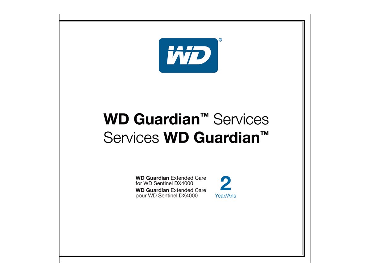 WD Guardian Extended Care WDBVMS0000NNC - Serviceerweiterung - 2 Jahre (4./5. Jahr) - für Sentinel DX4000