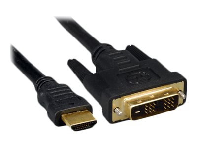 MicroConnect Adapterkabel - HDMI männlich zu DVI-D männlich, Ansicht 2