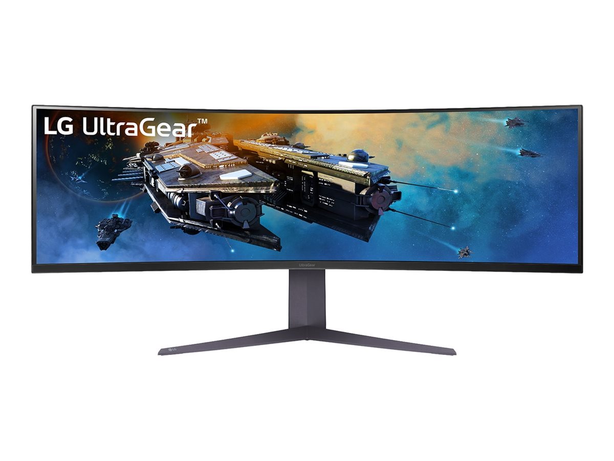 LG UltraGear 45GR65DC-B - LED-Monitor - Gaming - gebogen - 114.3 cm (45")