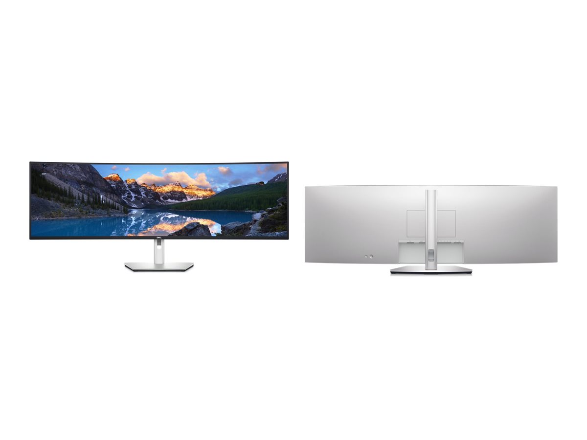 DELL UltraSharp U4924DW 124,5 cm (49" ) 5120 x 1440 Pixel 5K Ultra HD LCD Schwarz - Silber [Energieklasse G] (DELL-U4924DW)