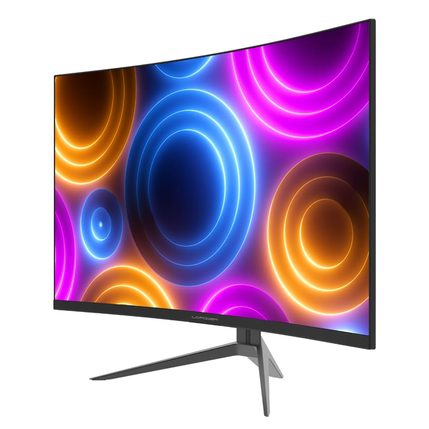 LC-Power 68.58cm 27 LC-M27QC Curved-PC-Monitor QHD 16 9 - Flachbildschirm (TFT/LCD) - 68,6 cm, Ansicht 3