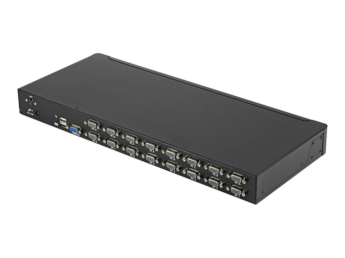 StarTech.com 16 Port 1HE USB VGA KVM Switch mit