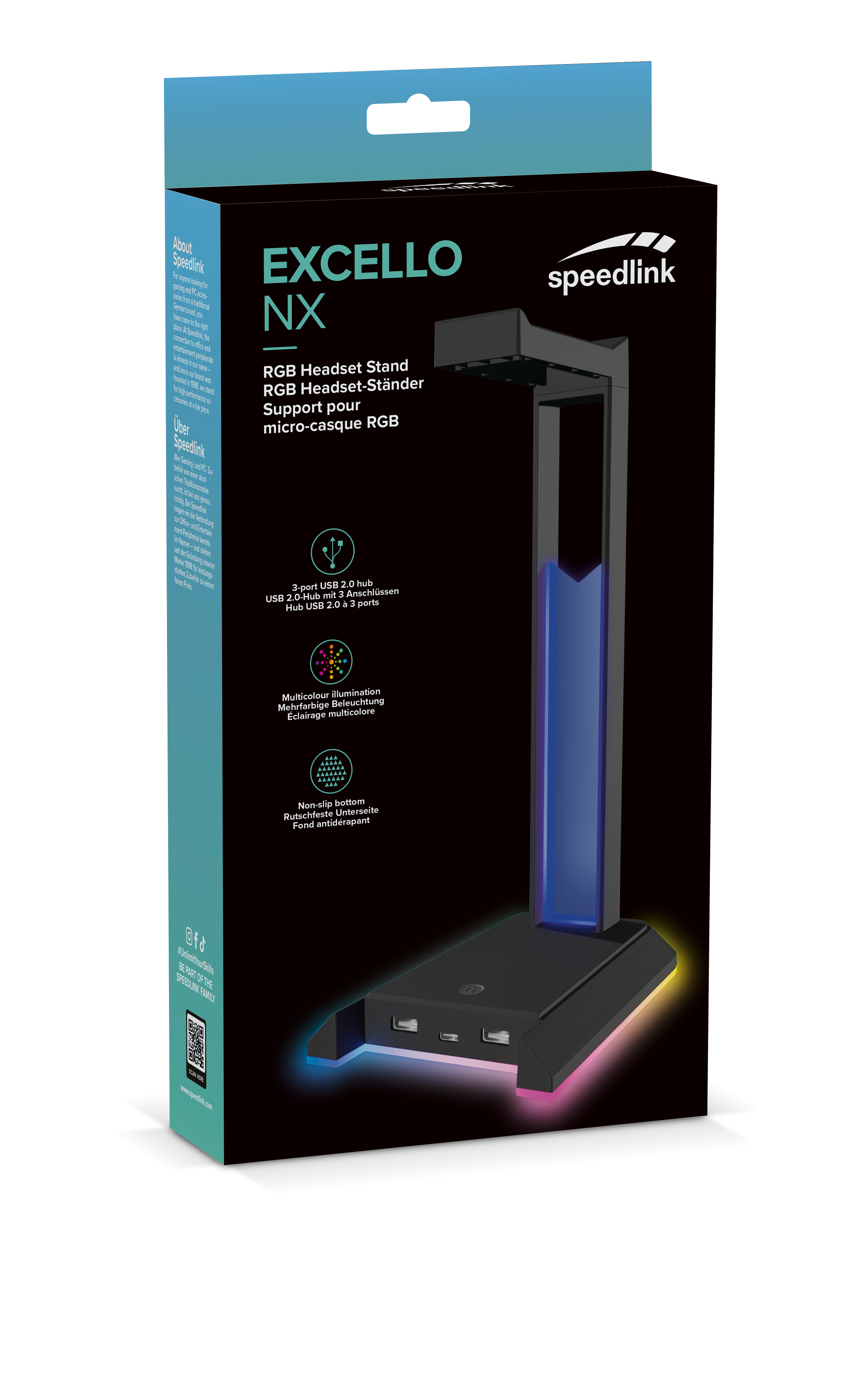 SPEEDLINK EXCELLO NX - Ständer für Headset - RGB, Ansicht 2