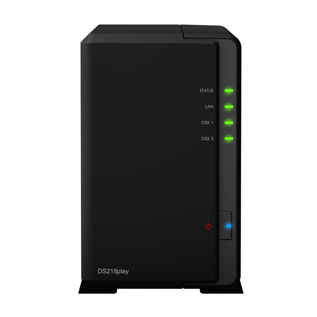 Synology DiskStation DS218play, NAS, Desktop, Realtek, RTD1296, 1 GB, DDR4