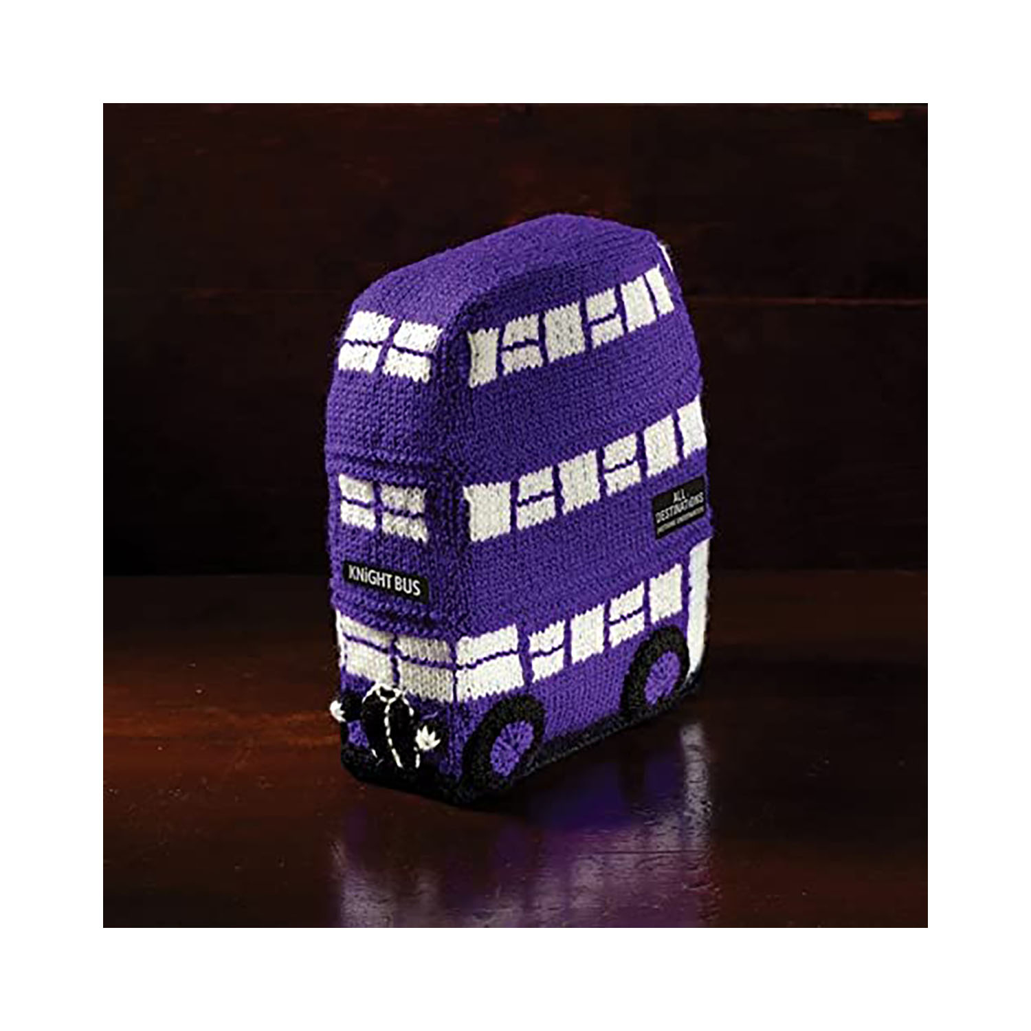 Thumbs Up ! Harry Potter Strick-Set Türstopper Bus lila, Ansicht 3