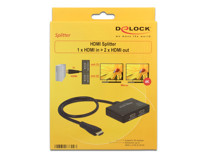 Delock HDMI Splitter - Video-/Audio-Splitter, Ansicht 4