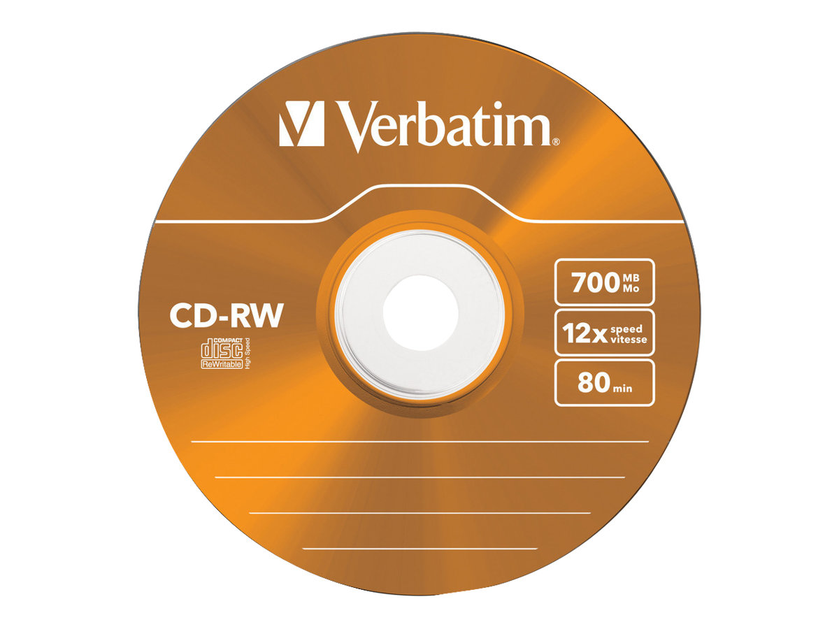 Verbatim DataLifePlus Hi-Speed - 5 x CD-RW - 700 MB (80 Min), Ansicht 5