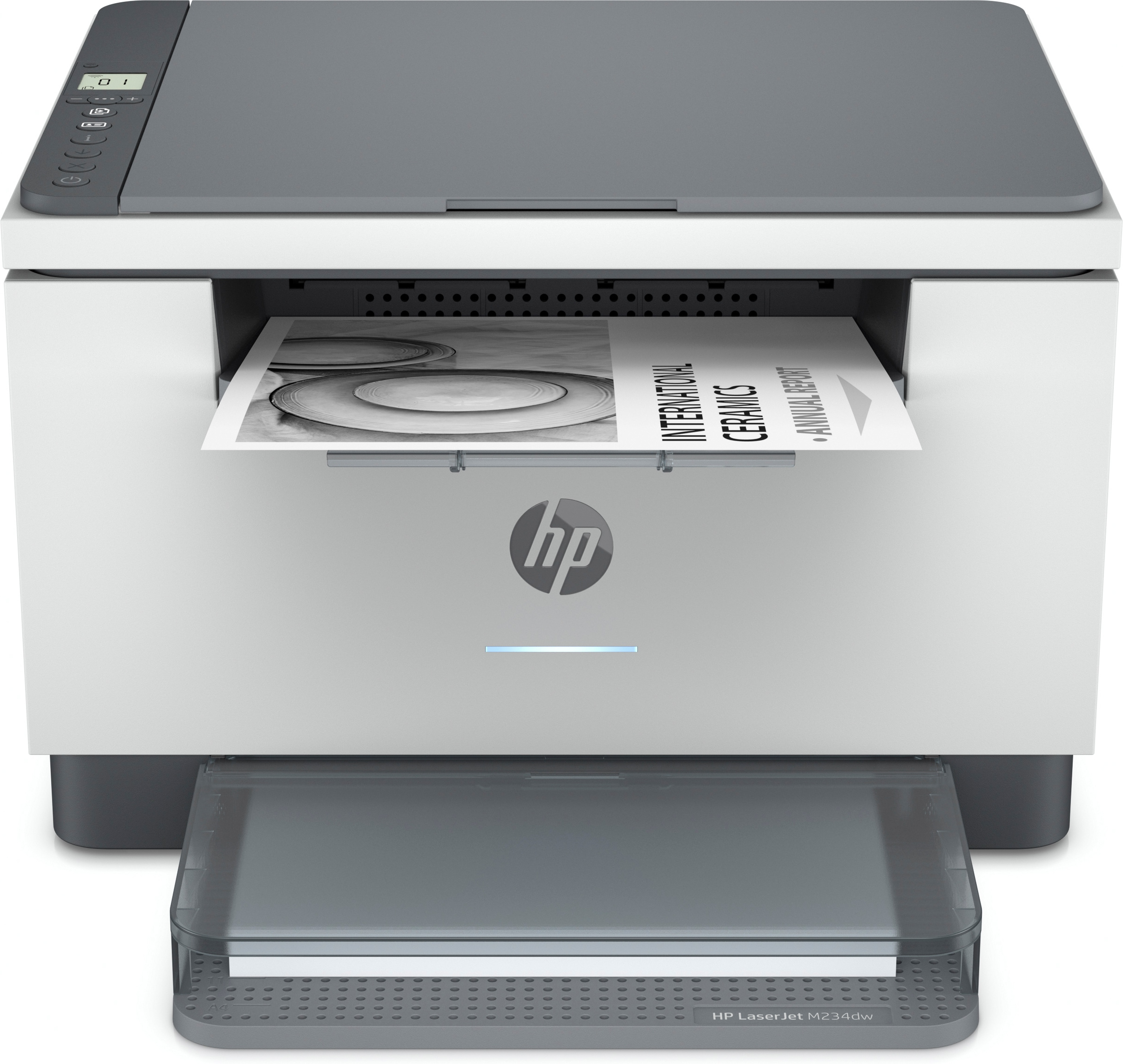 HP LaserJet MFP M234dw Drucker - Schwarzweiß - Drucker für Kleine Büros - Drucken - Kopieren - Scannen - beidseitiger Druck; Scannen an E-Mail; Scannen an PDF - Laser - Monodruck - 600 x 600 DPI - A4 - Direktdruck - Grau