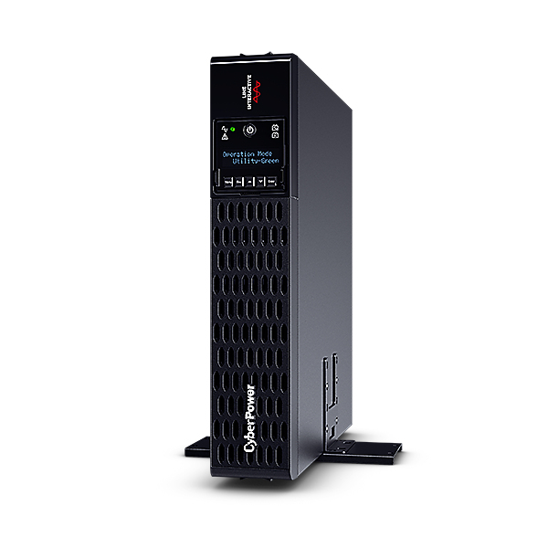CyberPower Systems USV PR Tower/19-PRIII-Serie 750VA/750W 2HE Line-Interactive reiner Sinus LCD - Line-Interactive USV, Ansicht 3