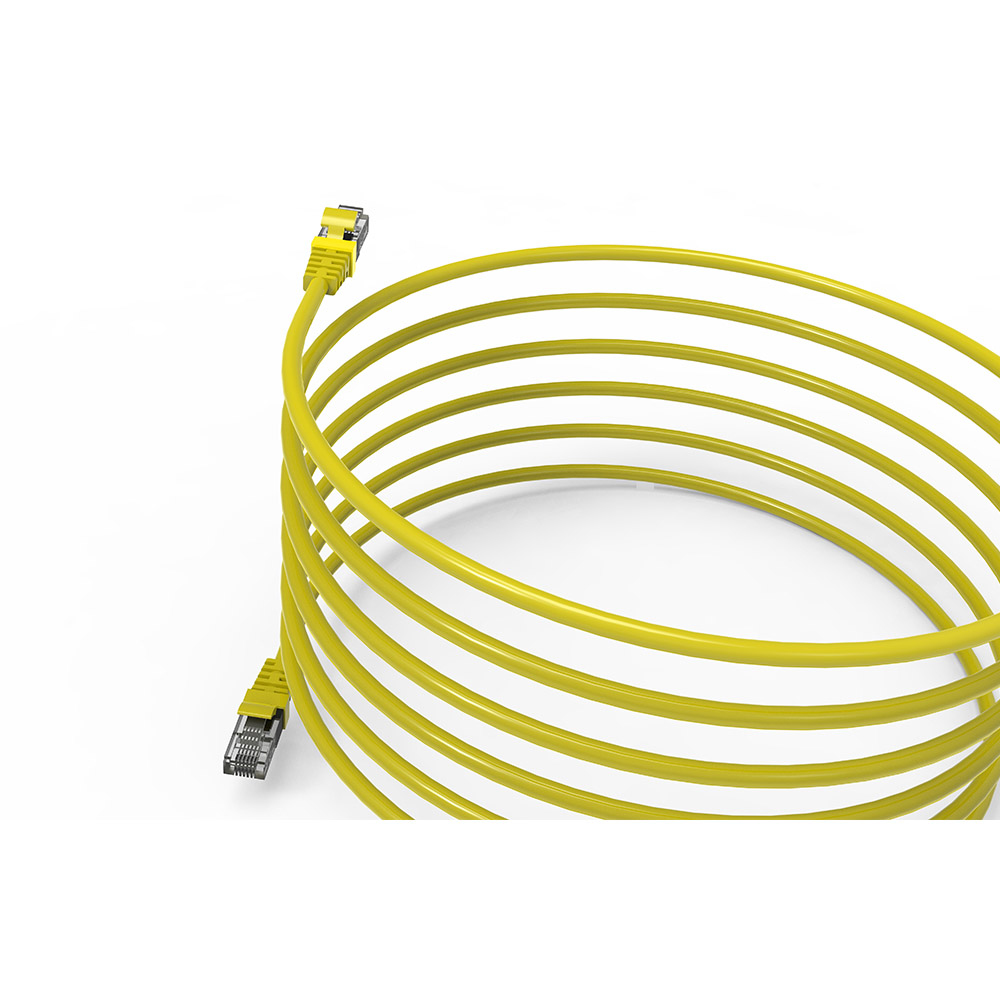 INCA CAT6 RJ45 5 m - 5 m - Cat6 - U/UTP (UTP) - RJ-45 - RJ-45 - Gelb, Ansicht 3
