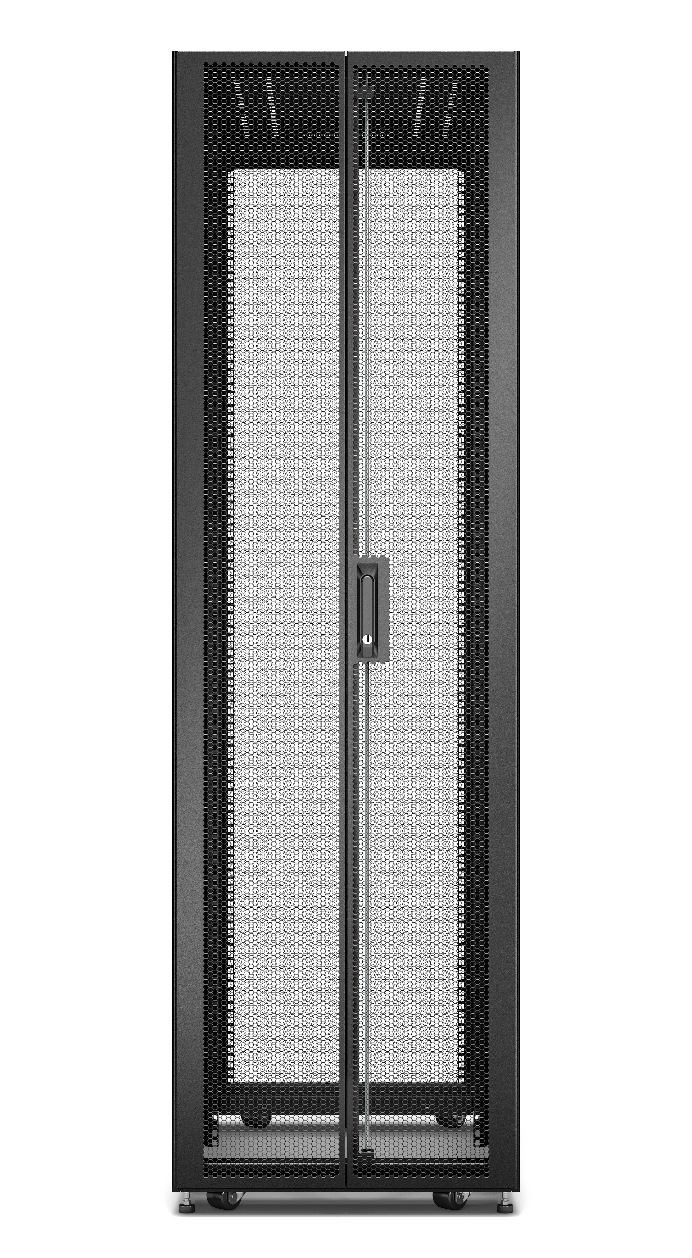 APC Easy Rack - Schrank (vertikal) - Netzwerkschrank - flatpack - Schwarz - 42HE - 48.3 cm (19), Ansicht 2