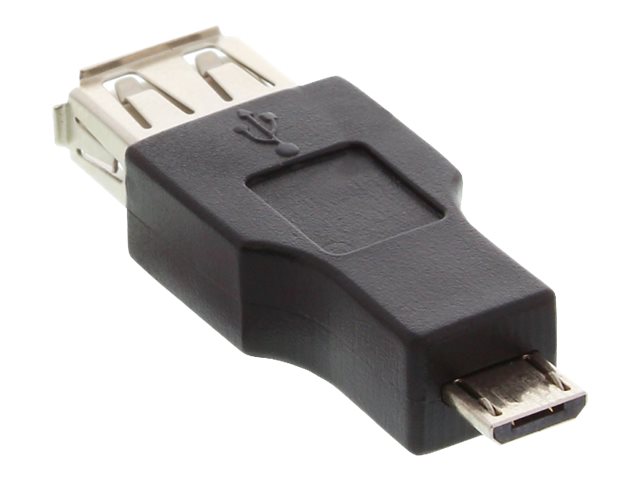 InLine - USB-Adapter - USB (W) zu Micro-USB Typ B (M) - USB OTG - Schwarz