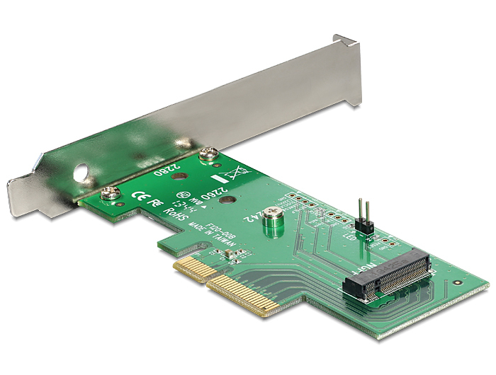 DeLOCK PCI Express Card > 1 x internal M.2 NGFF Lagringskontrol
