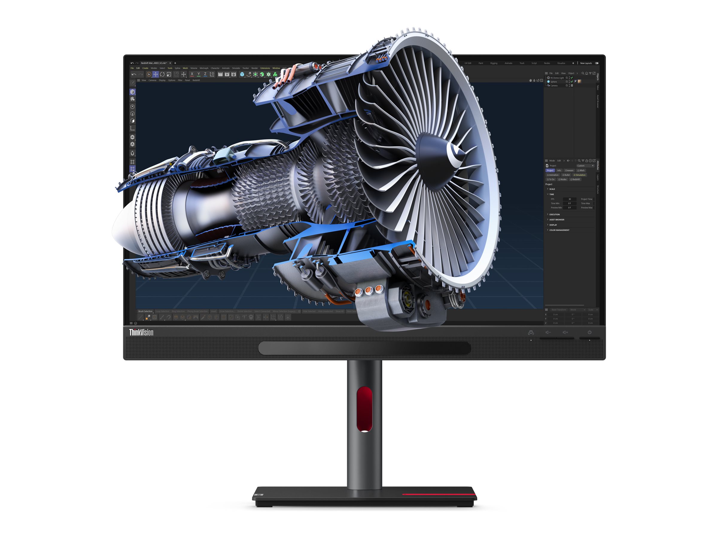 Lenovo ThinkVision 27 3D - LED-Monitor - 68.6 cm (27")