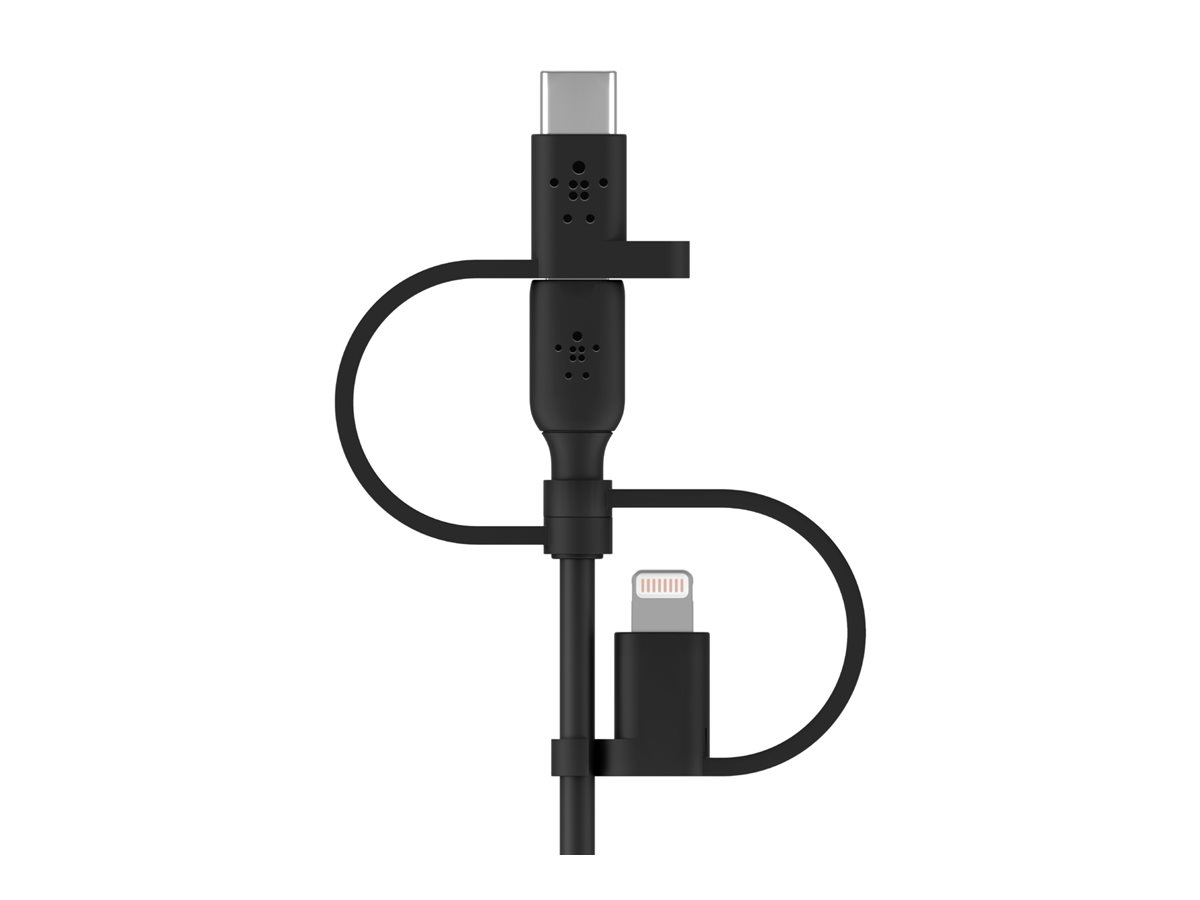 Belkin BOOST CHARGE Universal - USB-Kabel - USB männlich zu Micro-USB Typ B, Lightning, 24 pin USB-C männlich, Ansicht 4