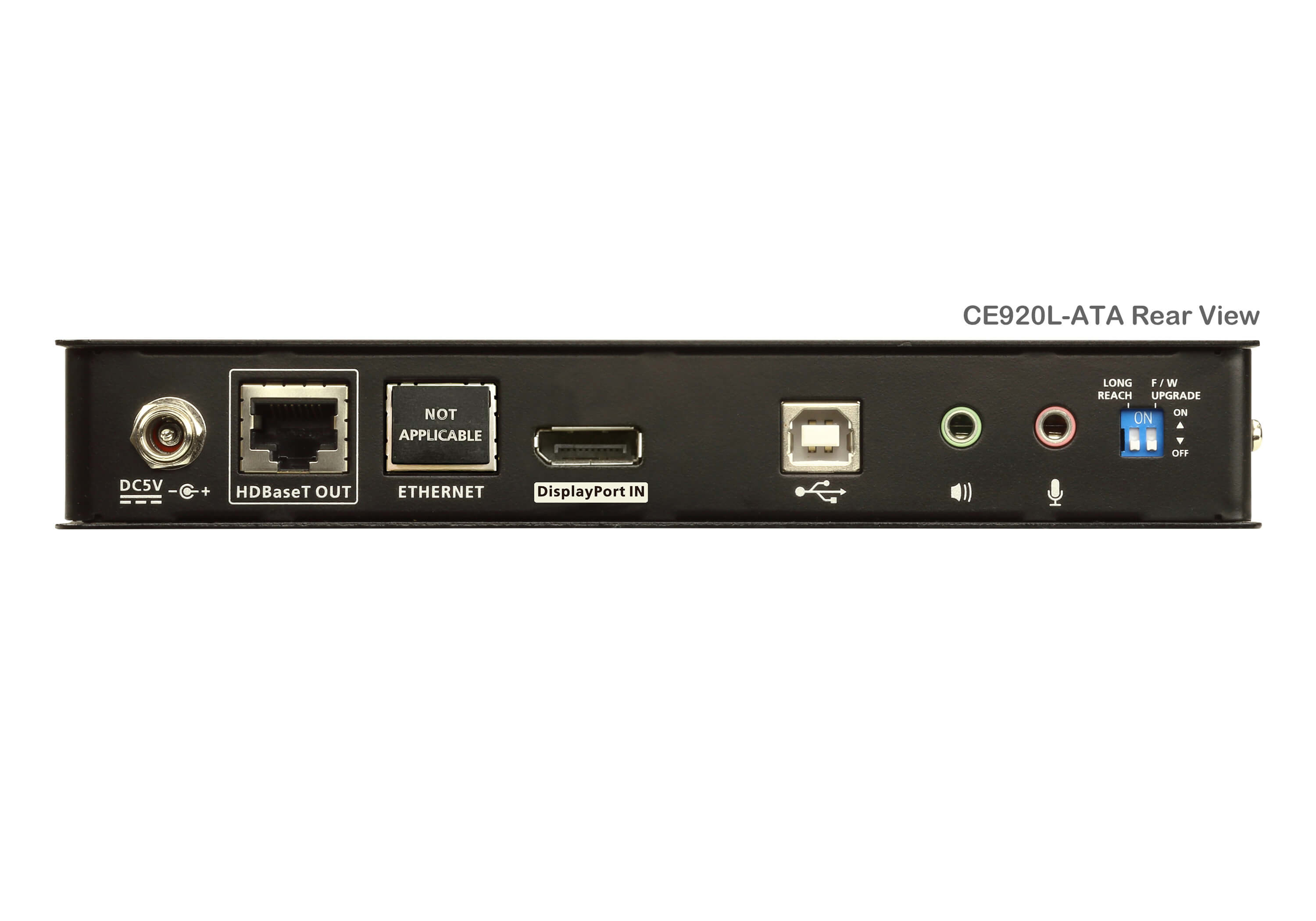 ATEN CE920L-ATA-G - Kabelgebunden - 100 m - 4096 x 2160 Pixel - 30 Hz - 4096 x 2160 3840 x 2160 - Schwarz, Ansicht 3
