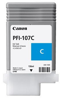 Canon PFI-107 C - 130 ml - Cyan - Original - Tintenbehälter, Ansicht 2