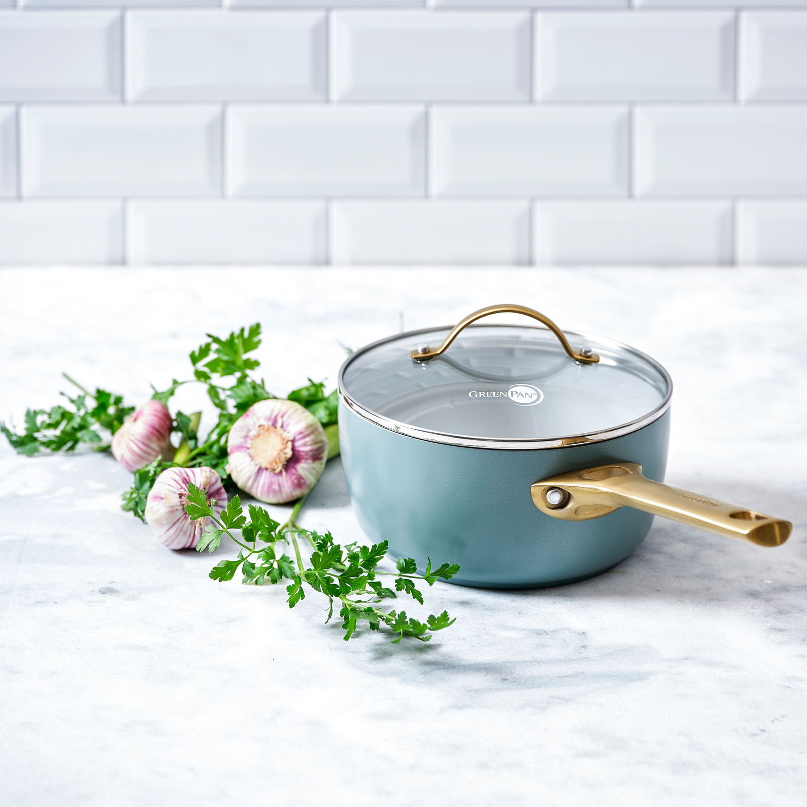 GreenPan Padova Reserve Stielkasserolle 18cm, Ansicht 4
