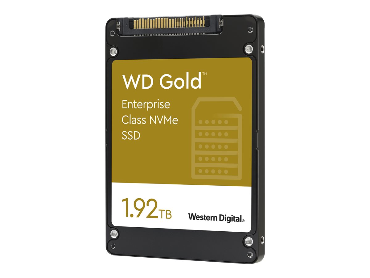 WD Gold Enterprise-Class SSD WDS192T1D0D - SSD - 1.92 TB - intern - 2.5" (6.4 cm) - U.2 PCIe 3.1 x4 (NVMe)