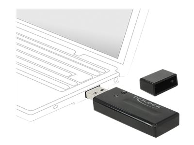 Delock USB 3.0 Dual Band WLAN ac/a/b/g/n Stick - Netzwerkadapter - USB 3.0 - 802.11ac - Schwarz