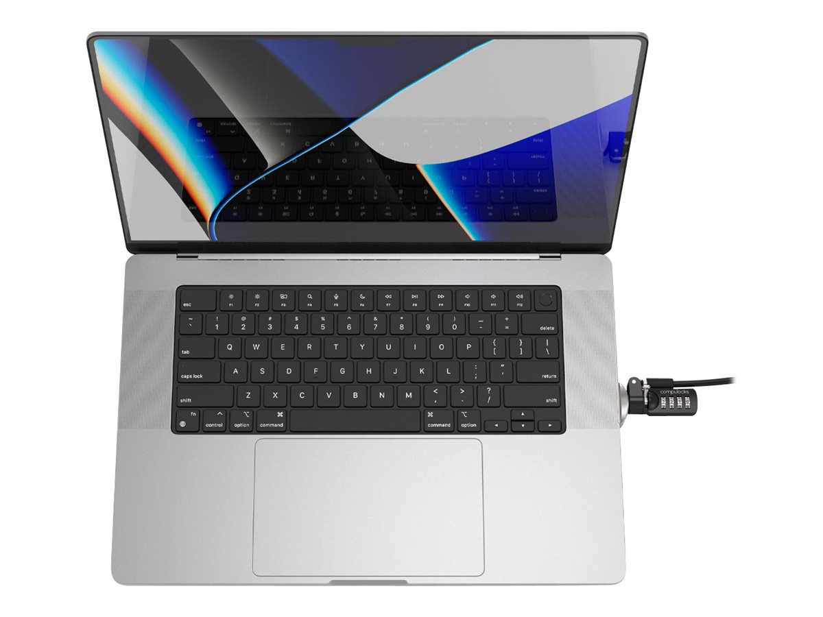 Compulocks MacBook Pro 16 M1 & M2 Lock Adapter with Combination Lock - Sicherheitsschlossadapter, Ansicht 4