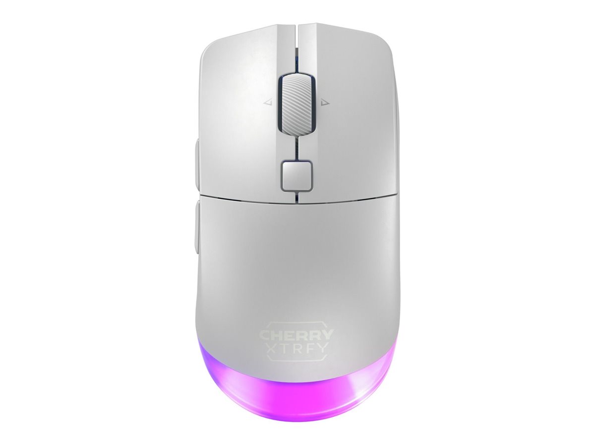 Cherry Xtrfy M50 - Maus - ergonomisch - optisch - 5 Tasten - kabellos kabelgebunden - 2.4 GHz Bluetooth 5.2 - kabelloser Empfänger (USB)