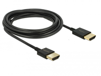 Delock Slim High Quality - HDMI mit Ethernetkabel - HDMI (M)