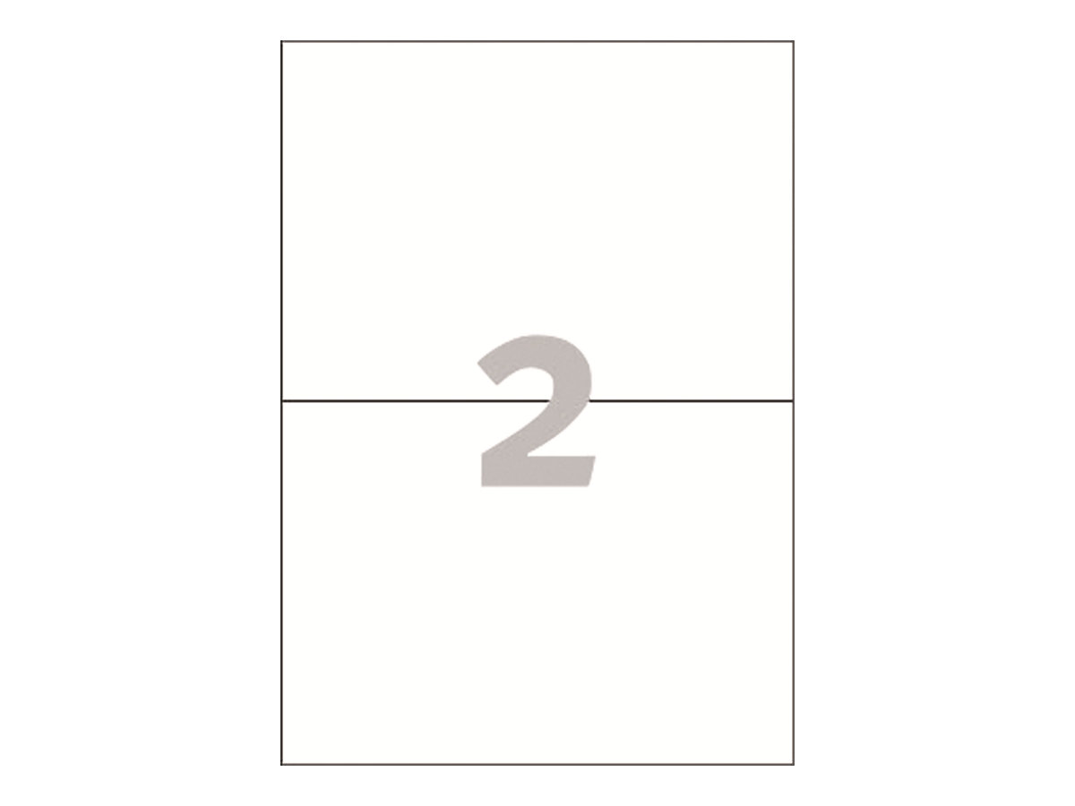 Avery Zweckform Avery - Weiß - 210 x 148 mm 200 Etikett(en) (100 Bogen x 2), Ansicht 3