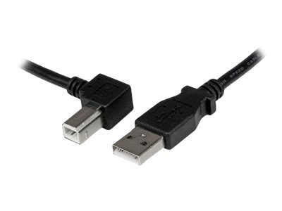 StarTech.com 3m USB 2.0 A auf B Kabel links gewinkelt - St/St - USB Druckerkabel - USB-Kabel - USB Typ B (M) zu USB (M) - USB 2.0