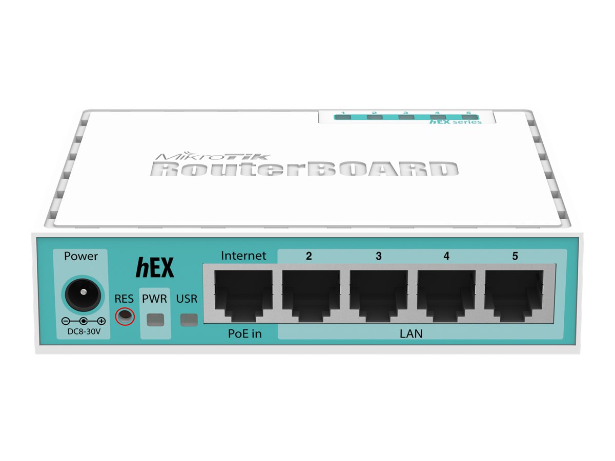 MikroTik RouterBOARD hEX RB750Gr3 - Router - 4-Port-Switch, Ansicht 4