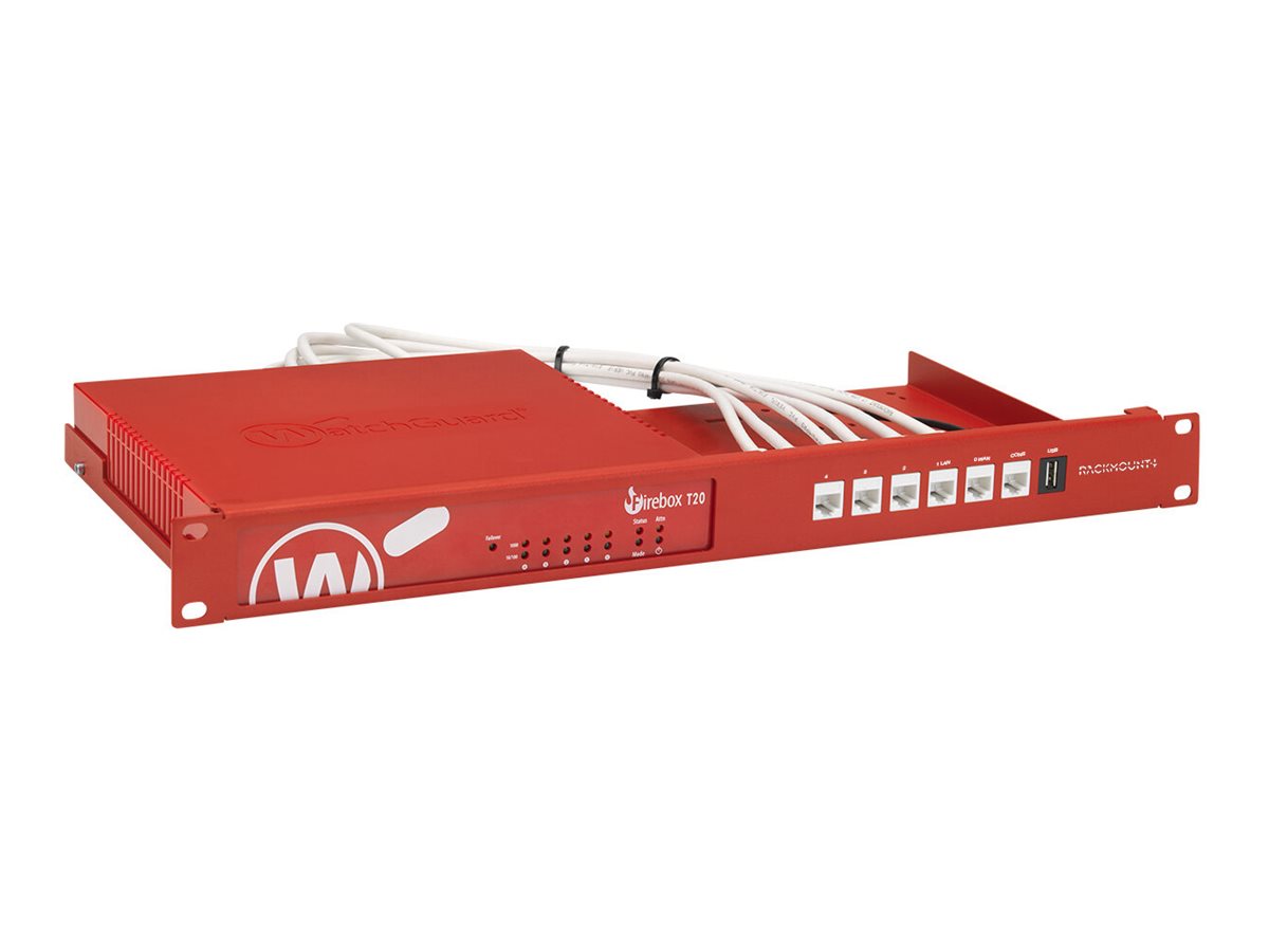Rackmount.IT RM-WG-T6 - Netzwerk-Einrichtung - Rack montierbar - WatchGuard Red - 1U - 48.3 cm (19), Ansicht 3