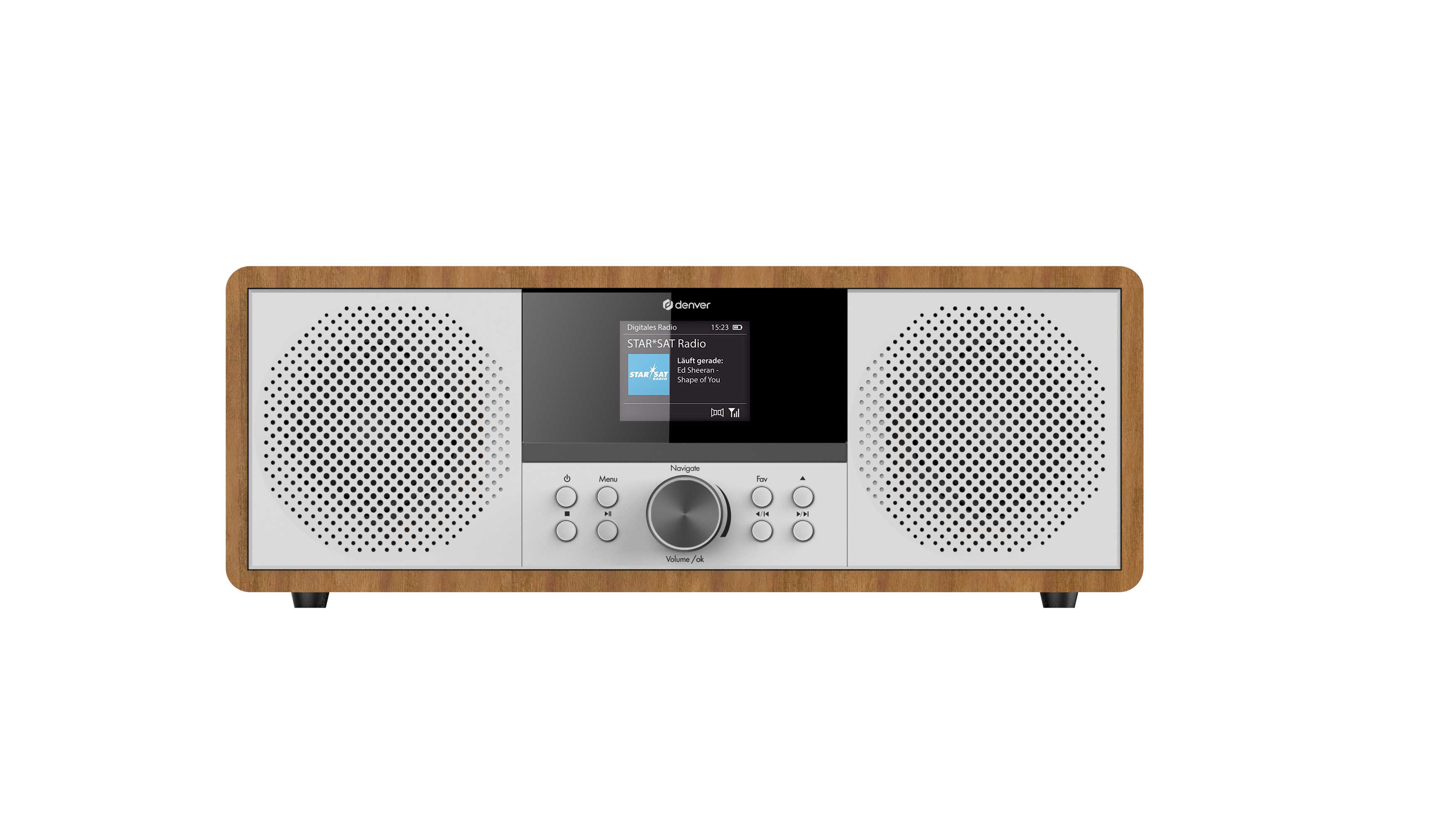 Inter Sales DENVER MIR-270DW - Microsystem - 2 x 10 Watt, Ansicht 2