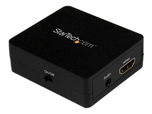 StarTech.com HDMI Audio Extractor - HDMI auf 3,5mm Audio Konverter - 2.1 Stereo Audio - 1080p - HDMI-Audiosignal-Extractor