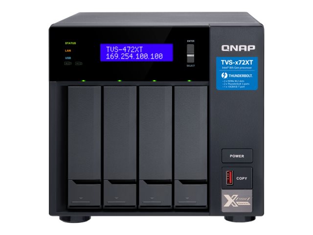 Vorschau: QNAP TVS-472XT - NAS-Server - 4 Schächte - SATA 6Gb/s