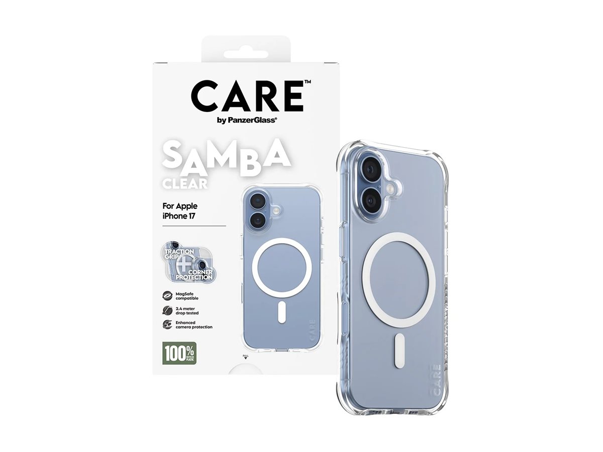 PanzerGlass CARE by PanzerGlass Samba - Hintere Abdeckung für Mobiltelefon - kompatibel mit MagSafe - TPU, Ansicht 3