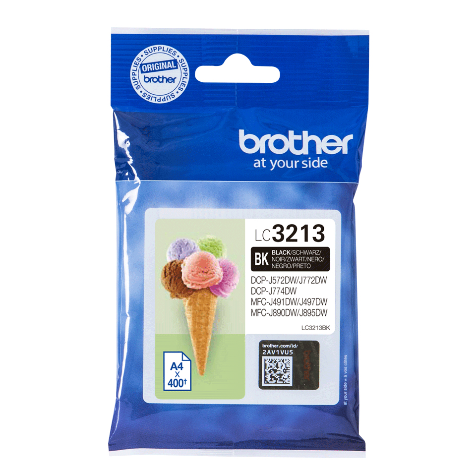 Brother LC3213BK, Schwarz, 1 Stück(e), 400 Seiten, Einzelpackung