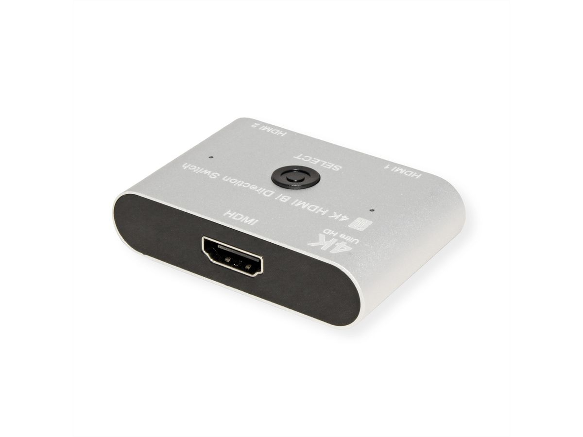 VALUE Bidirektionaler HDMI-Umschalter 2fach 1 2 und 2 1, Ansicht 3