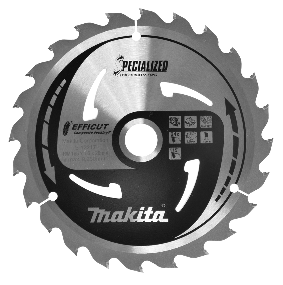 Makita Specialized EFFICUT - Kreissägeblatt - für Holz, Metall, faserverstärkter Kunststoff, Ansicht 2