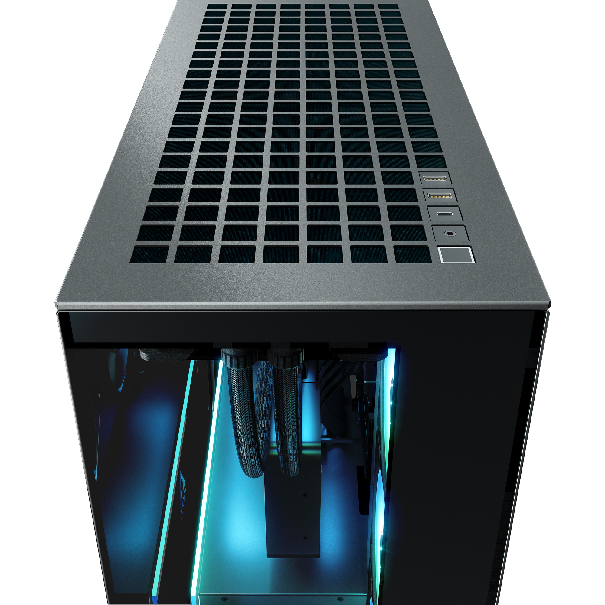 Arctic PC-Gehäuse Xtender VG Black Mirror - Midi/Minitower - ATX, Ansicht 4