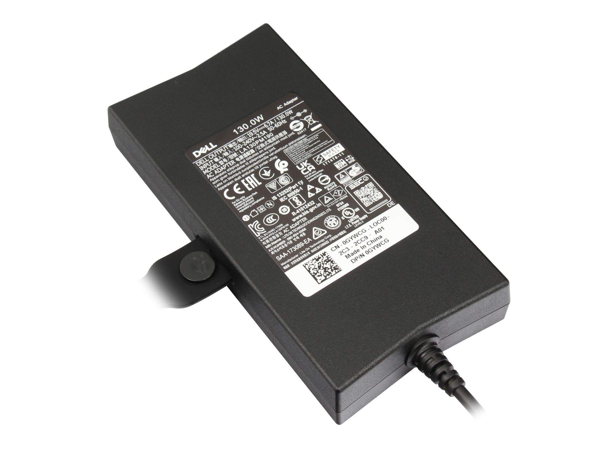 Dell AC adapter for laptops output, Ansicht 2