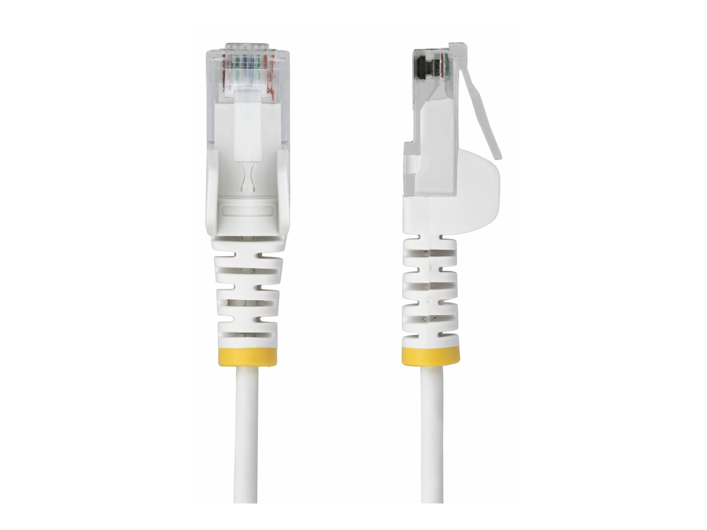 StarTech.com 2.5m White Slim CAT6 Ethernet Cable Snagless 28AWG LSZH - Patch-Kabel - RJ-45 (M)