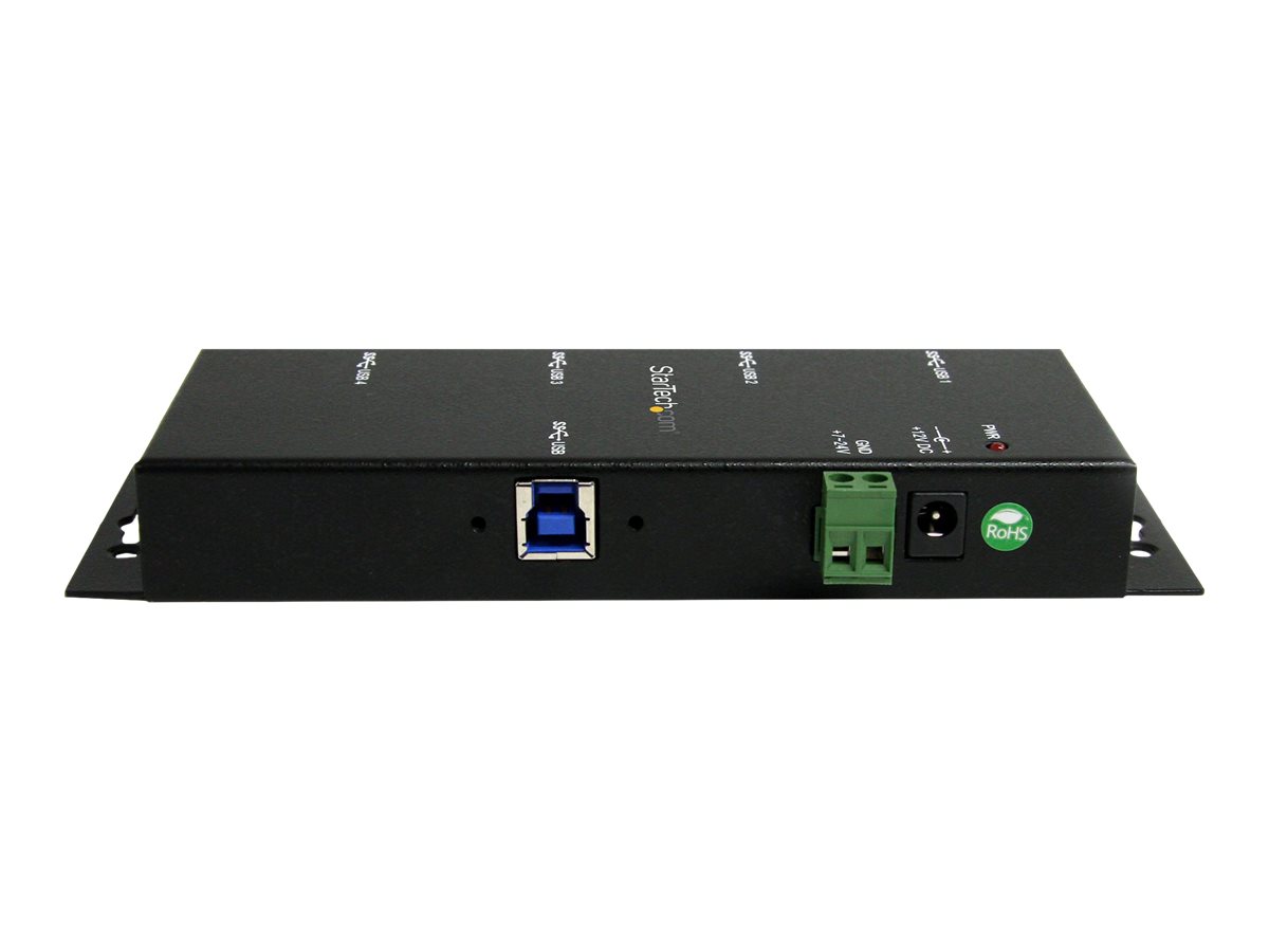 StarTech.com Montierbarer 4 Port Industrieller USB 3.0 SuperSpeed Hub inkl. Netzteil, Ansicht 4