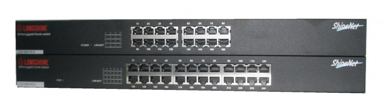 Longshine LCS-GS9116-A - Switch - unmanaged - 16 x 10/100/1000, Ansicht 2