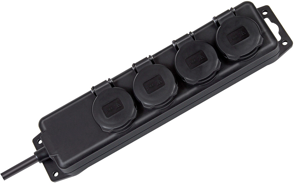 Brennenstuhl Extension socket IP44 4-way black 2m H07RN-F 3G1,5, Ansicht 3