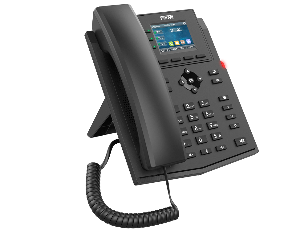 Fanvil X303W - IP-Telefon - Schwarz - Kabelgebundenes Mobilteil - Tisch/Wand - Linux - Im Band - Außerhalb des Bandes, Ansicht 3
