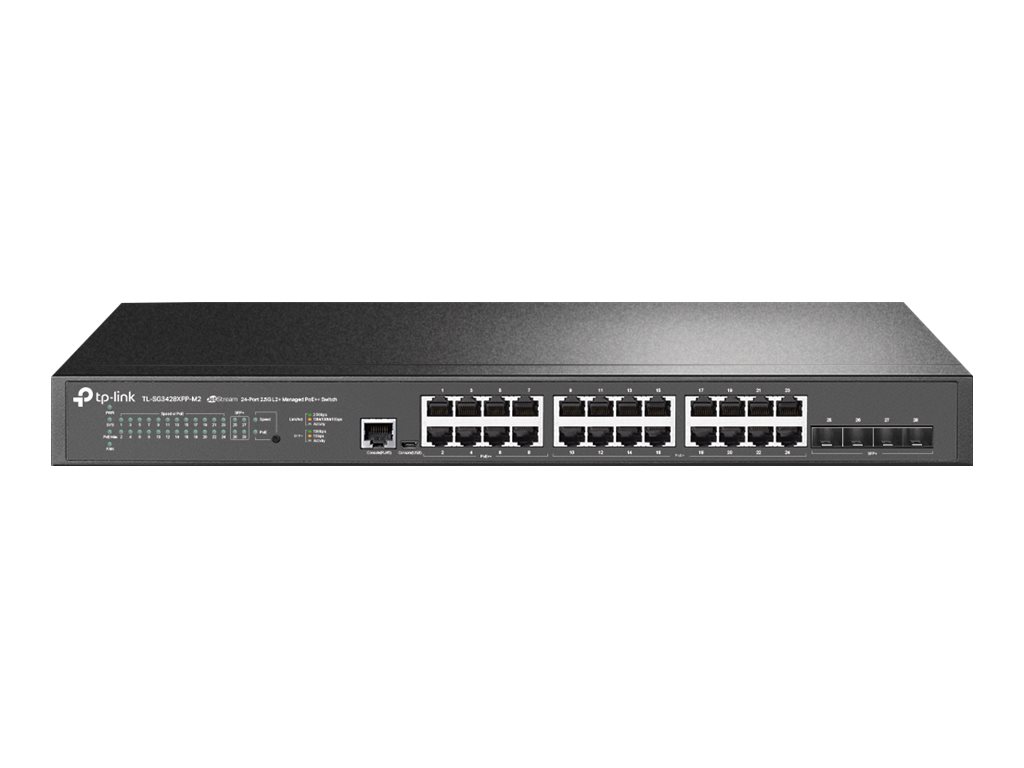 TP-LINK JetStream TL-SG3428XPP-M2 V1 - Switch - L2+ - managed - 16 x 1010010002.5G (PoE+)